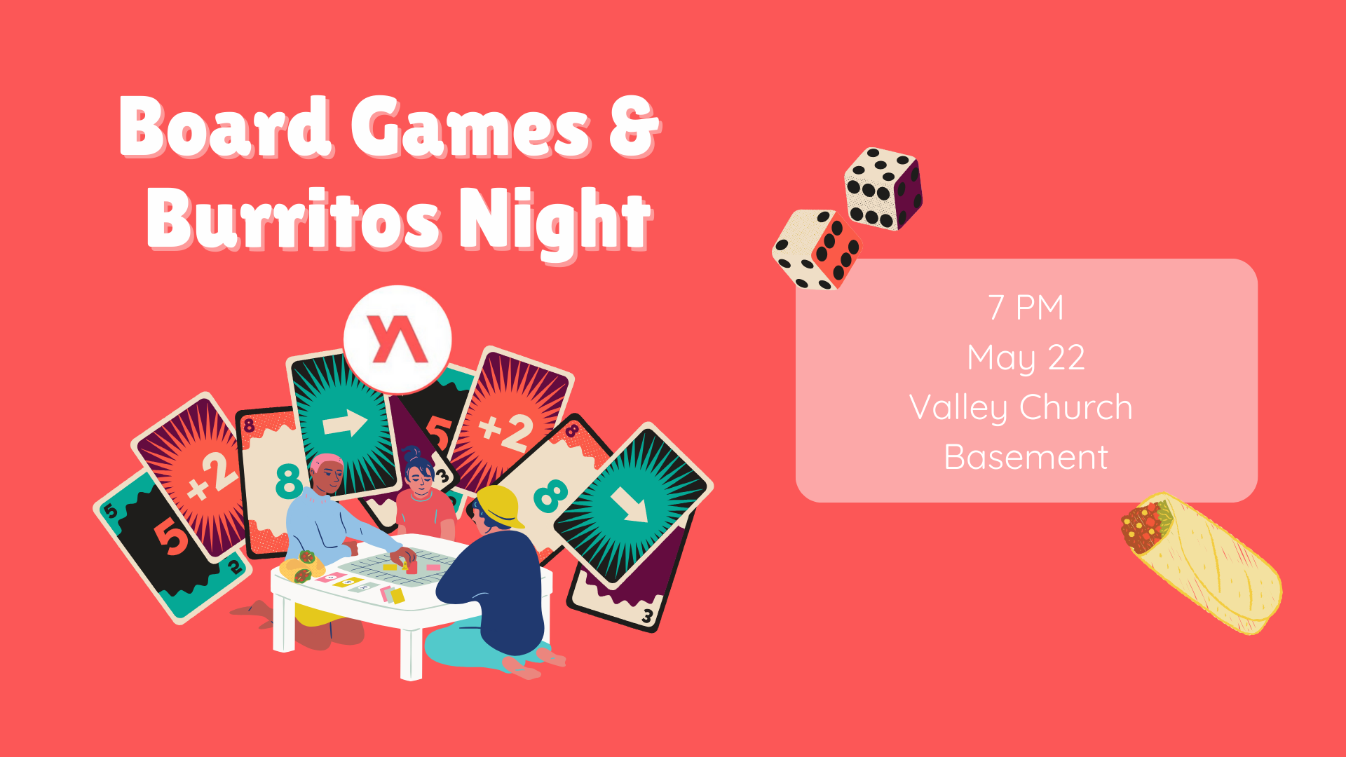 Young Adults - Board Games & Burritos