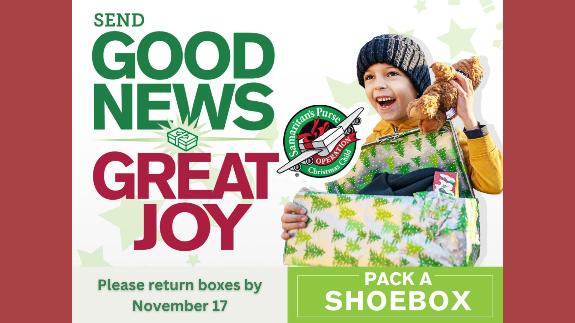 Christmas Shoeboxes