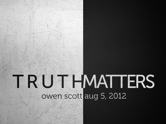 Truth Matters